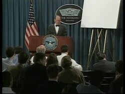 USA: PENTAGON  KOSOVO CRISIS PRESS BRIEFING News Clip