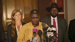 CLEAN : S.Sudan leader agrees to extra UN peacekeepers (2) News Clip
