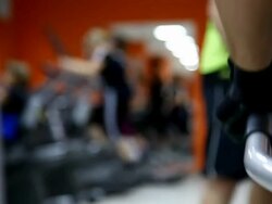 Body builder - Fitness club Stock Footage