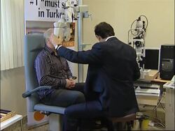A health tourist heads to Turkey for an eye operation News Clip