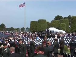 Normandy cemetery arrivals ahead of D-Day memorial service Instructional Video