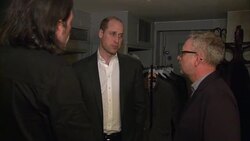 Prince William visits CALM mental health charity News Clip