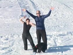 HD: Waving To The Camera Stock Footage