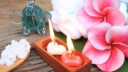 Spa Wellness Decorations Stock Footage