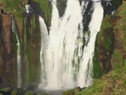 WS TU Cataratas do Iguacu Falls / Foz do Iguacu, Parana, Brazil Stock Footage
