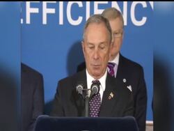 New York City Mayor Michael Bloomberg has announced the city has tripled its solar energy production News Clip