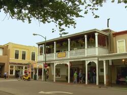 MS, Street scene, Plaza of Santa Fe, New Mexico, USA Stock Footage