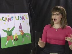 Interview with Lisa Loeb Stock Footage