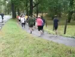 Runners - Time Lapse Stock Footage