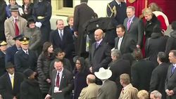 CLEAN : Crowd awaits Trump inauguration News Clip