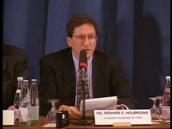 Switzerland - Holbrooke Speaks On Peace Talks News Clip