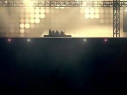 Crowd at Concert  - Loop (Rock Music, Mixed Colored 1) Stock Footage