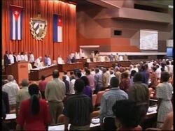 National Assembly holds regular session, second since Castro became ill News Clip