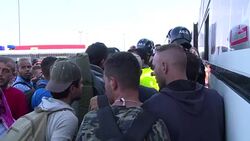 CLEAN : Countries tussle as Europes migrant crisis deepens News Clip