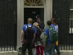 Jarrow march protesters reach Downing Street News Clip