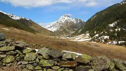 Incles Valley Andorra, Time lapse HD Stock Footage