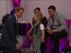 Prince Harry at Wellchild Awards 2014 News Clip