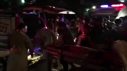 CLEAN : Suicide blast in Pakistan leaves people dead and wounded News Clip