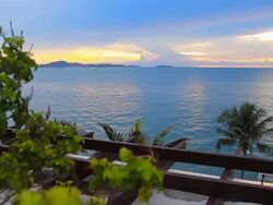 Beach Twilight Sea View Stock Footage