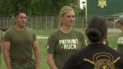 Kate Upton works out with the marines for a good cause Instructional Video
