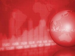 Global stock market background Stock Footage