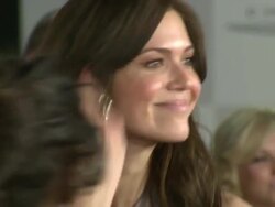 Mandy Moore at the NBC Universal's 68th Annual Golden Globes After Party at Beverly Hills CA. (Footage by WireImage Video/GettyImages) Stock Footage