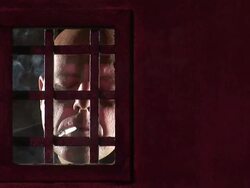 HD: Smoking In Jail Stock Footage