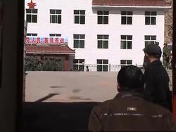 Street scenes in Gansu province, monks praying News Clip