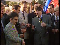 Russia - Business Leaders In Crime Wave Protest News Clip