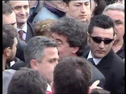 MONTENEGRO: ANTI NATO RALLY News Clip