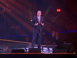 INTERVIEW - Al Gore gives a motivational speech to children at We Day UK at Wembley Arena on March 7, 2014 in London, England. Stock Footage