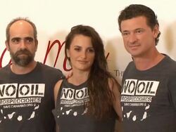 Penelope Cruz, Luis Tosar and Julio Medem present 'Ma Ma' Stock Footage