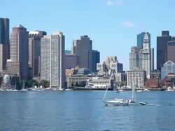 Boston Harbor Stock Footage