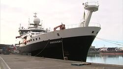 RRS Discovery at Southampton Harbour News Clip