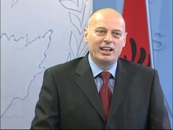 Kosovo PM comments on Bush visit to Albania News Clip