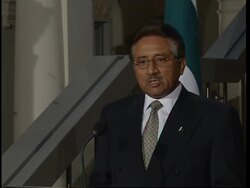Musharraf commenting on Osama bin Laden News Clip