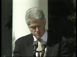 USA: BILL CLINTON TAX BILL SPEECH News Clip