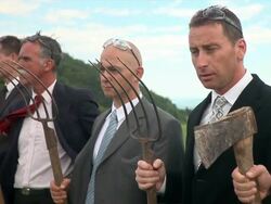 HD DOLLY: Business Battle Stock Footage