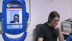 Remote-controlled robot helps elderly live alone News Clip