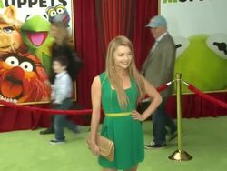 Izabella Miko at the The World Premiere of Walt Disney's 'The Muppets' at Hollywood CA. (Footage by WireImage Video/Getty Images Entertainment Video) Stock Footage