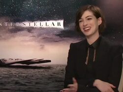 Anne Hathaway Interview on Interstellar News Clip