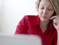 HD: Working at home Stock Footage