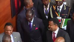 Leaders and officials from US, SAfrica, Zimbabwe, DRC, Nigeria and UN arrive for 50 year AU anniversary News Clip