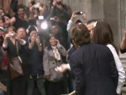 Paul McCartney & Nancy Shevell Leave Town Hall News Clip