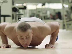 Push ups Stock Footage