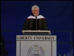Newt Gingrich is the commencement speaker at Liberty University Saturday in Virginia. The commencement comes just a few days after the death of Liberty founder Jerry Falwell News Clip
