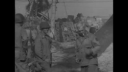 Japanese prisoners after Battle of Tarawa in World War II News Clip