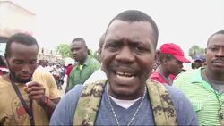 Haitians protest for a hike in minimum wage News Clip