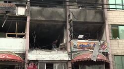 CLEAN : Israel hit on Gaza media centre News Clip