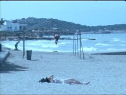 SYND 19-9-69 WEST GERMAN TEAM WALK OUT OF GAMES News Clip